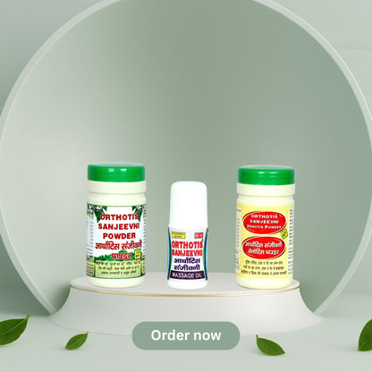 Orthotis Sanjeevni Ayurvedic joint pain relief medicine – natural treatment for arthritis, knee pain, and joint stiffness.
