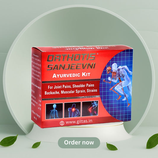 Orthotis Sanjeevni Ayurvedic joint pain relief medicine – natural treatment for arthritis, knee pain, and joint stiffness.